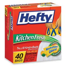 PCT E81549 Pactive Corp. Hefty Tall Kitchen Fresh Trash Bags PCTE81549