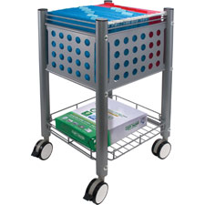 File Cart,Holds Letter Folders,15-3/4