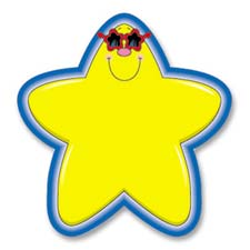 CDP 5528 Carson Die-cut  Star Shape Cutouts CDP5528