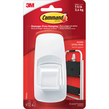 MMM 17004 3M Jumbo Hook w/ Command Adhesive MMM17004