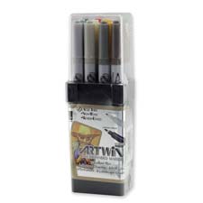 Uchida Artwin Assorted 37-48 Double-ended Markers