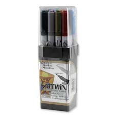 UCH 1314-12C Uchida Artwin Assorted 25-36 Double-ended Markers  UCH131412C