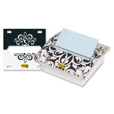 MMM DS330BWB 3M Post-it Notes European-Design Dispenser w/Notes MMMDS330BWB