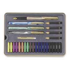 Staedtler 899SM5V Calligraphy Pens Set, Interchangeable Nibs, 5/ST, Assorted