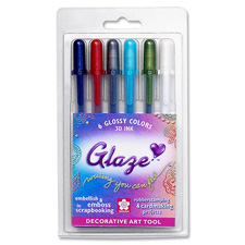 3-D InK Pens, 10/PK, Assorted