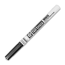 Paint Marker,X-Fine Point,Water/Fade Proof,Nontoxic,White
