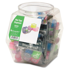 Mini Tape Dispenser, 20/DS, Clear
