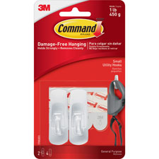 MMM 17002 3M Command Small Removable Hooks MMM17002