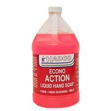 Liquid Hand Soap, Removes Grime/Dirt, 1 Gallon, Pink