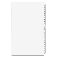 KLF 81471 Kleer-Fax Lam Numeric Side Tab Index Dividers KLF81471