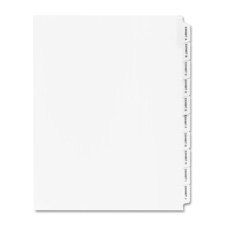 KLF 81010 Kleer-Fax Exhibit A Side-tab Index Dividers KLF81010