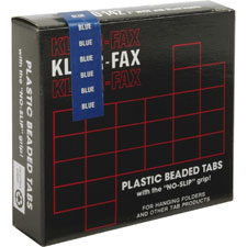 KLF KLE01425 Kleer-Fax 1/5 Cut Hanging Folder Tabs KLFKLE01425