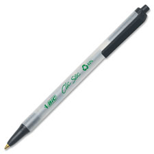 Ballpoint Pen,w/ Pckt Clip,Retractable,Medium Point,4/PK,BE