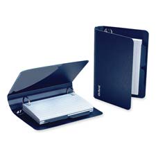 Index Card Binder,D-Ring,2 Dvdrs,w/ 50 Ruled Cards,3