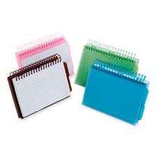 View Front Index Cards,Spiral,Ruled,3