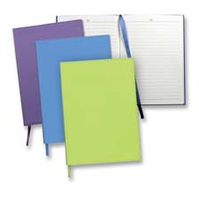 AMP43101 AMPAD Corporation Journal,w/ Page Marker,Ruled,120 Sheets,Assorted CoversJOURNAL,COVER,FLEXIBLE