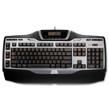 Gaming Keyboard, w/ Palm Rest, 6 Programmable Keys, BK/SR