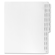 KLF 81000 Kleer-Fax Alphabetical Index Dividers  KLF81000
