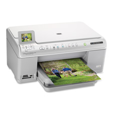HEWCD028A Hewlett-Packard Photosmart Printer,Wireless,64MB,17"x16"x8-1/10",GrayPRINTER,AIO,PS C6380