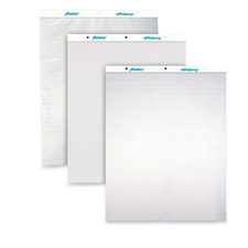 AMP24328 AMPAD Corporation Easel Pad, 3-Hole Punch, Plain, 27"x34", 50 Sheets, WhitePAD,EASEL,PLAIN