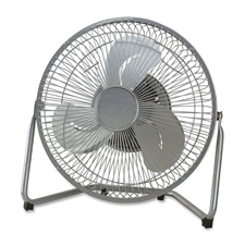 ATL49254 Atlantic Breeze Floor Fan, High Velocity, 9", 4-5/7"x12"x11-2/3", SilverFAN,9",HV,FLOOR,SLVR