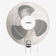 ATL49256 Atlantic Breeze 16" Wall Mount Fan, 6' Cord, 9-1/4"x18-1/9"x18-1/2", WhiteFAN,WALL,16'