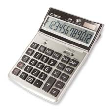 Canon TS-1200TG 12-Digit Desktop Calculator, 7-3/4'' x 5-1/4'' x 1-1/8'', Ebony, CNMTS1200TG, CNM TS-1200TG