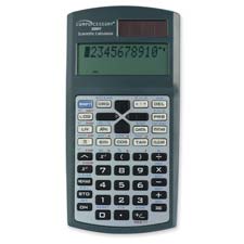 Compucessory 28957 Scientific Calculator, 10+2 Digit, Dual Pwr, 5-7/8'' x 9'' x 1'', CGY
