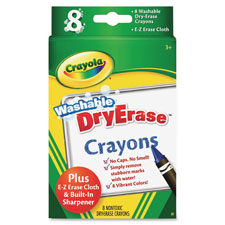 CYO 985200 Crayola Dry-erase Crayons  CYO985200