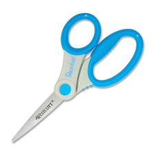 Acme 14608 Scissors, w/ Microban, 6'' Straight, Assorted Handles