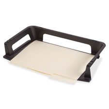 RUB 86027 Rubbermaid Self-stacking Front Load Letter Trays RUB86027