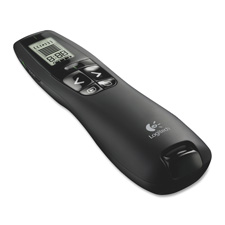 Logitech 910001350 Presenter, w/Green Lsr Pointer, 100' Range, 1-1/2'' x 5-1/4'' x 1'', BK, LOG910001350, LOG 910001350