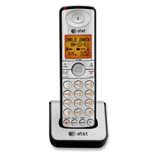 ATTCL80109 Advanced American Telephone Cordless Handset 6.0, w/ Caller ID/Waiting, Black/SilverHANDSET,CL82309,CL84109
