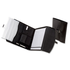 ESS02063 Esselte Corporation Expanding Padfolio, w/ Pad, 5 Pockets, Letter, BlackPADFOLIO