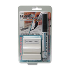 Shachihata 35302 Small Security Kit, 1/2'' x 1-5/8'', Black, XST35302, XST 35302