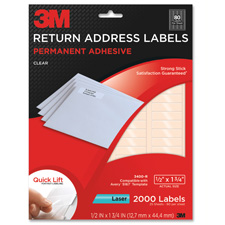 Address Labels,Laser Film,1/2