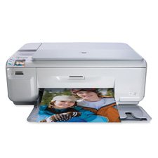 HEWQ8401A Hewlett-Packard All-In-One Printer,Print/Copy/Scan,17"x11-2/5"x6-3/10",GrayPRINTER,AIO,PS C4580