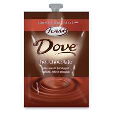 [ Dove Hot Chocolate, 15/BX, .71 oz., Mars Flavia Dove Premium Hot Chocolate ]