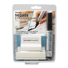 Shachihata 35303 Ink Stamp Security Kit, Large, 15/16'' x 21-3/16'', Black, XST35303, XST 35303