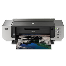 Canon PRO9000MKII Photo Printer, 150 Sheet Capacity, 26'' x 14'' x 7.6'', BK/SR, CNMPRO9000MKII, CNM PRO9000MKII