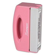 XST PN40 Xstamper Pre-inked Pink Pocket Stamp XSTPN40