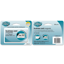MAG BMC25 Magna Card 25 Pk Magnetic Business Cards MAGBMC25