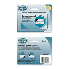 MAG MC101 Magna Card 10 Pk Magnetic Business Cards MAGMC101