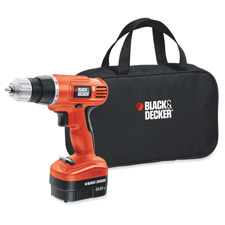 BLDGCO9602SB Black-N-Decker Household Cordless Drill,9.6 Volts,3-3/5"x13-1/4"x-3/5",Orange/BlackCOREDLESS DRILL 9.6 VOLT