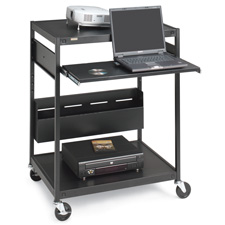 BRE ECILS1FFBK Bretford Mobile Projector Cart BREECILS1FFBK