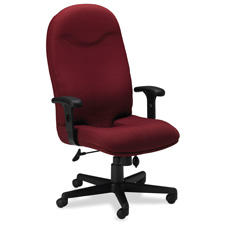 Mayline 9413AG2112 Executive High-back Chair, 27'' x 27'' x 43-1/2''-47-1/2'', Burgundy, MLN9413AG2112, MLN 9413AG2112