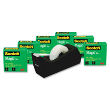 MMM 810K6C38 3M Scotch Magic Plastic Dispenser w/Invisible Tape MMM810K6C38