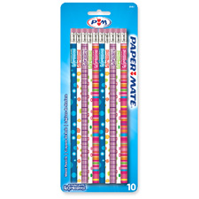 Woodcase Pencils, Unsharpened, 10/CD, Assorted