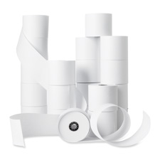 Business Source 28625 Machine Roll, Single-Ply, 2-1/4'' x 150', 100/CT, White