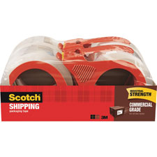 MMM 37504RD 3M Scotch Commercial Grade Shipping Tape MMM37504RD